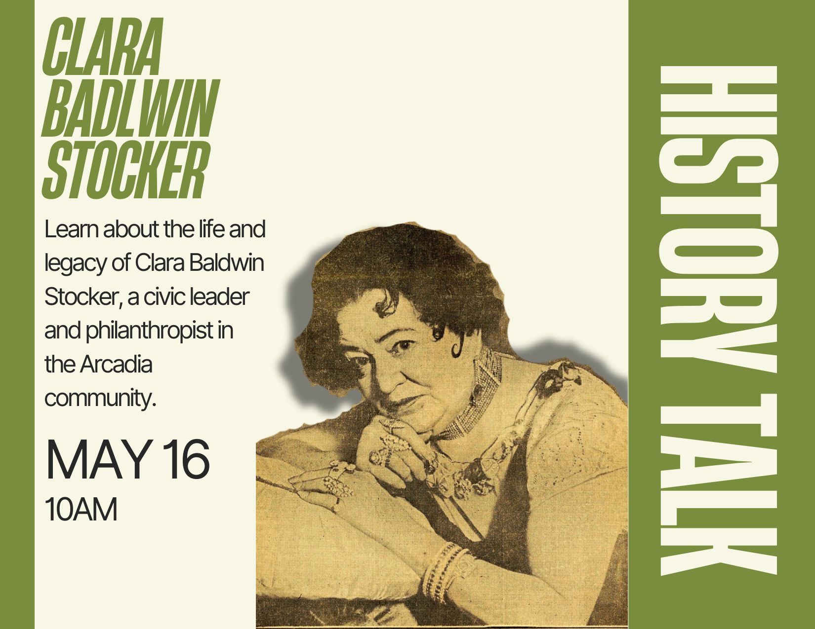 Clara Baldwin Stocker Talk 2026